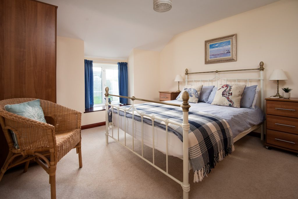 Double bedroom at Seascape self-catering cottage