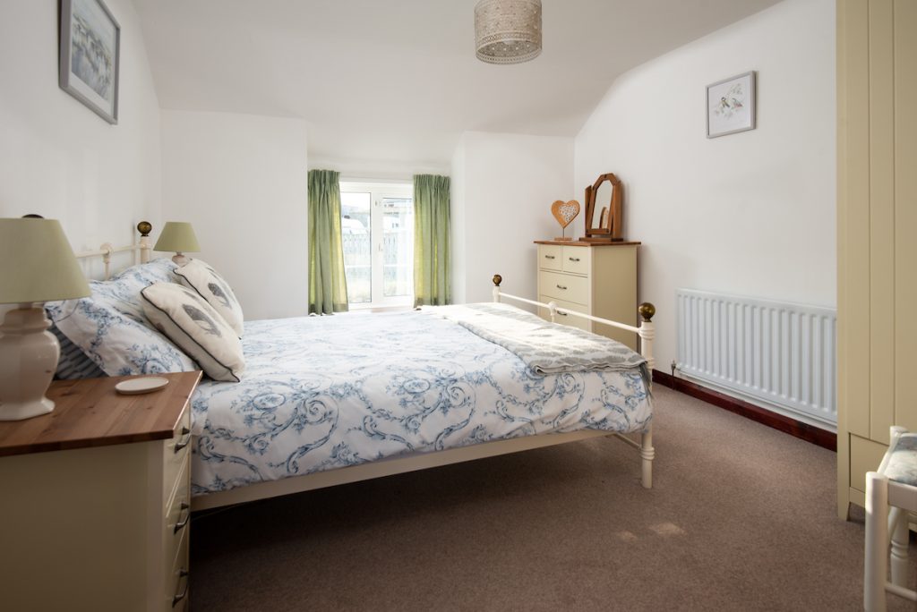 Double bedroom at Seascape self-catering cottage