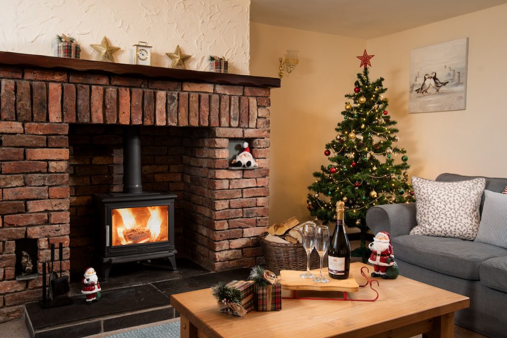 Sitting room at Seascape self-catering cottage